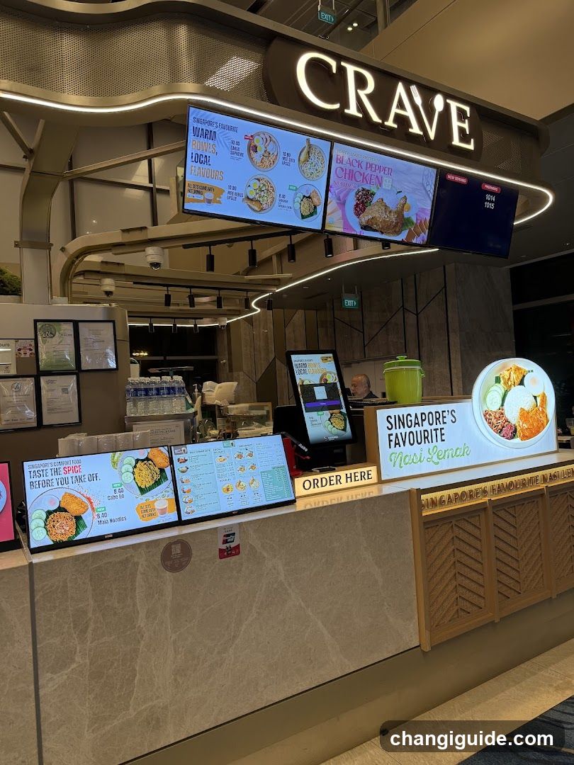 Crave Food Stall Interior
