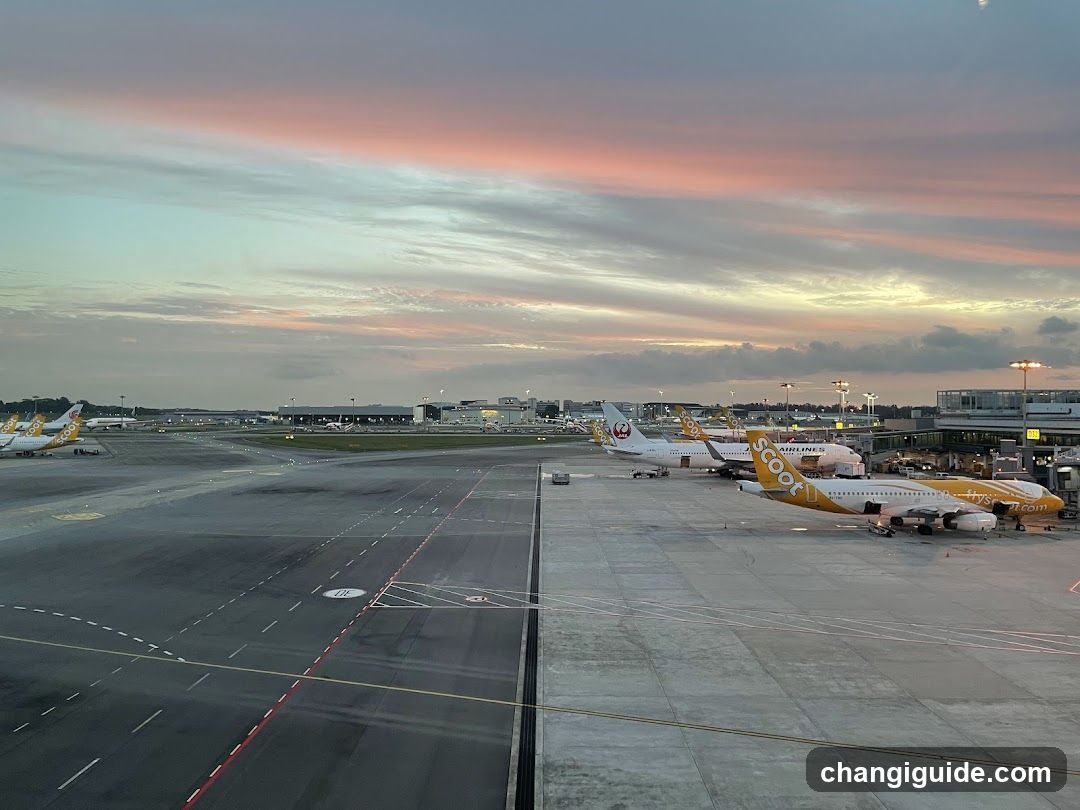 Airport Tarmac at Dusk