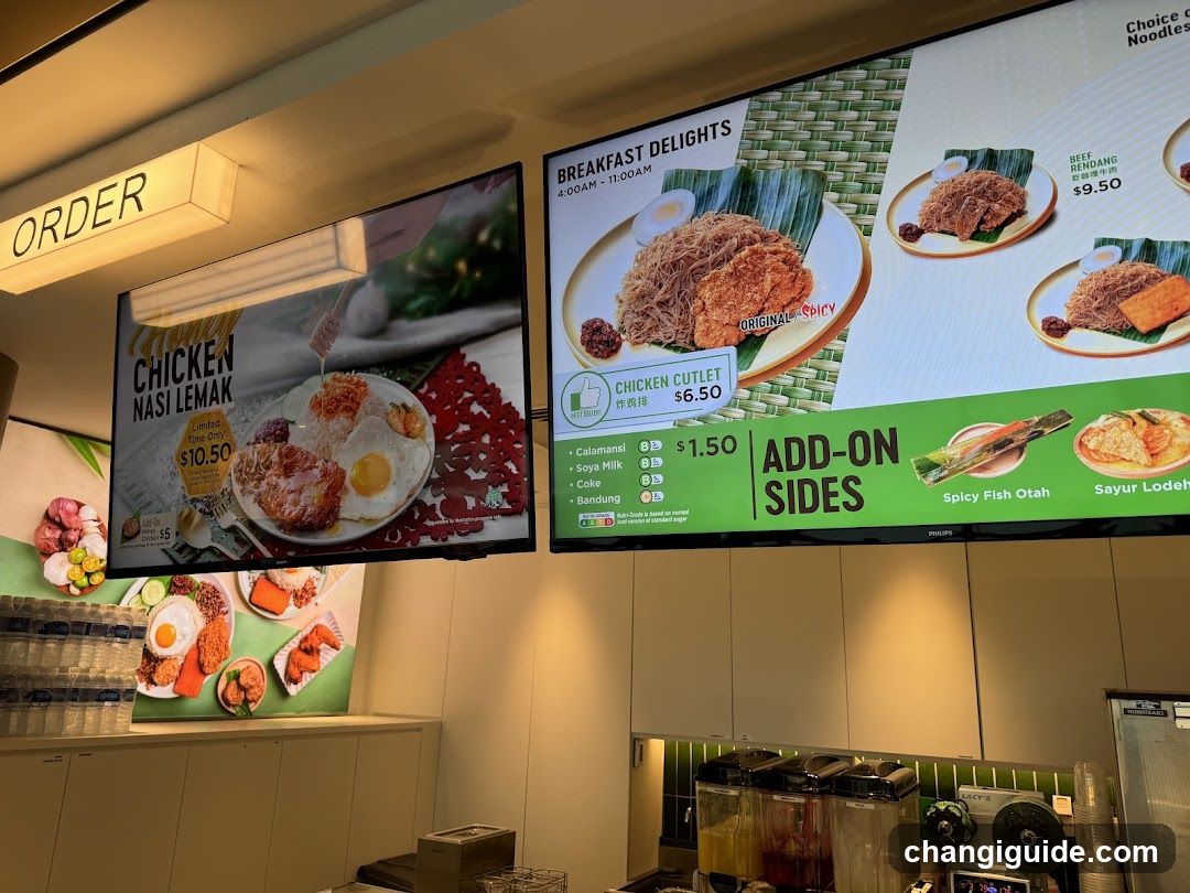 Food Menu Display