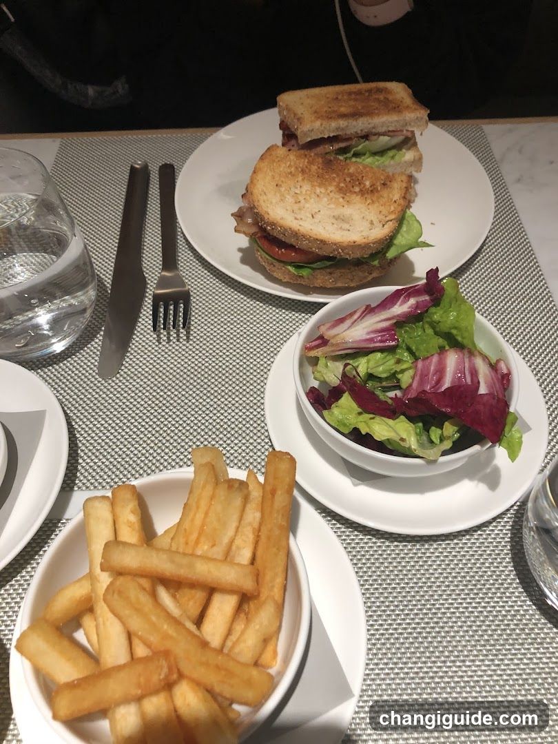 Meal with Sandwich, Salad and Fries