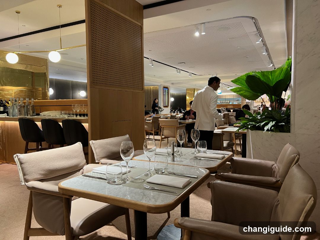 Restaurant Interior with Staff and Dining Tables