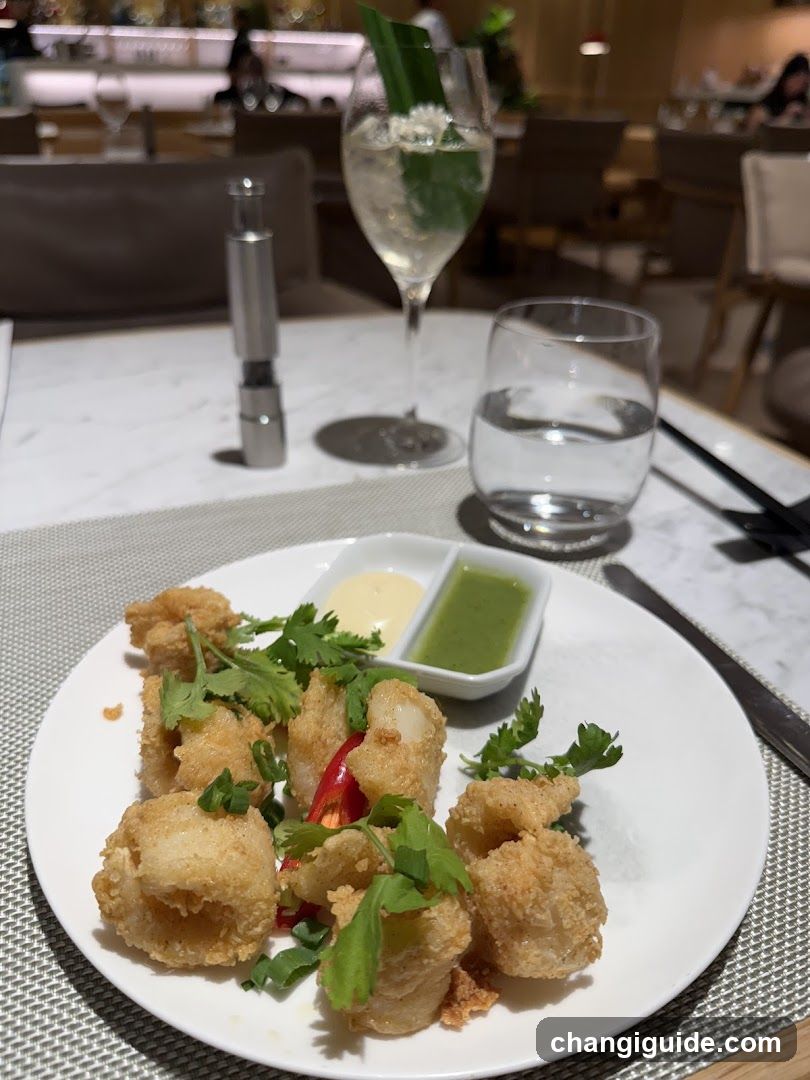 Fried Seafood Appetizer with Sauces