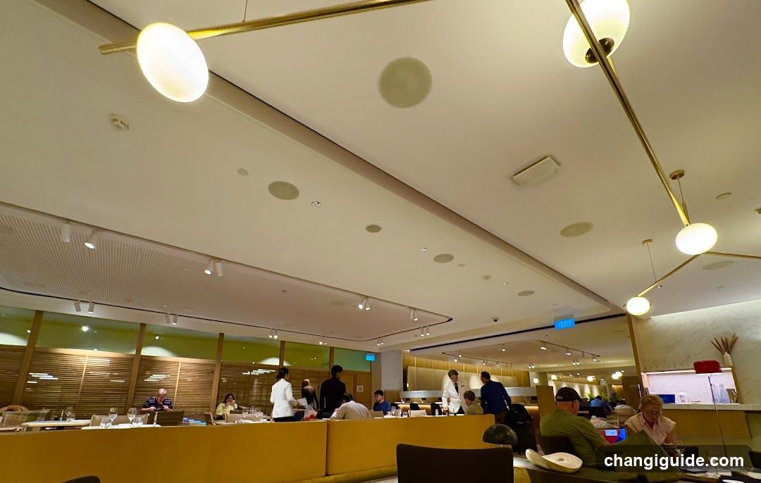 Restaurant Interior with Diners and Staff