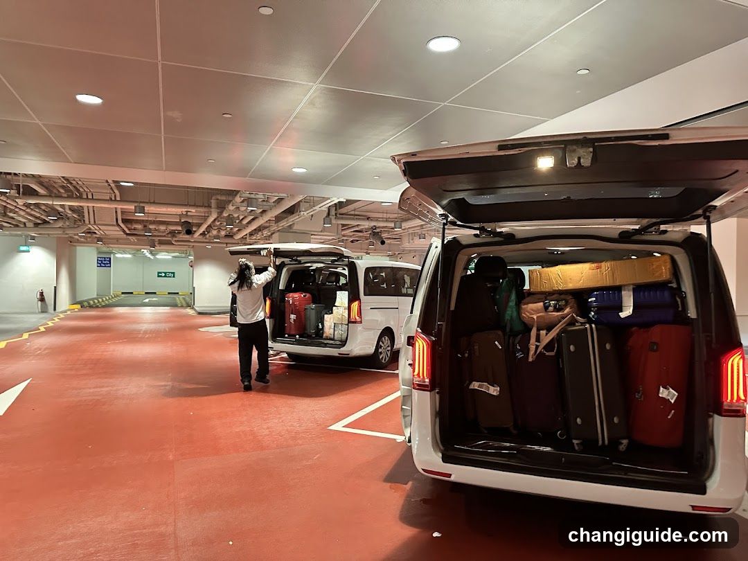 Parking Garage with Luggage Loading