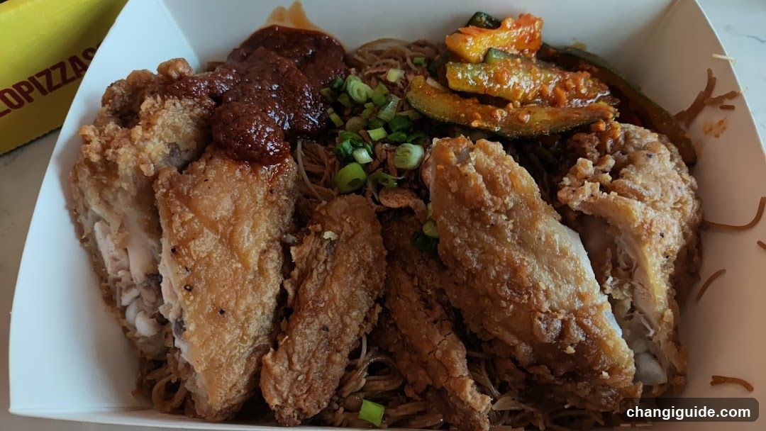 Fried Chicken Noodle Bowl