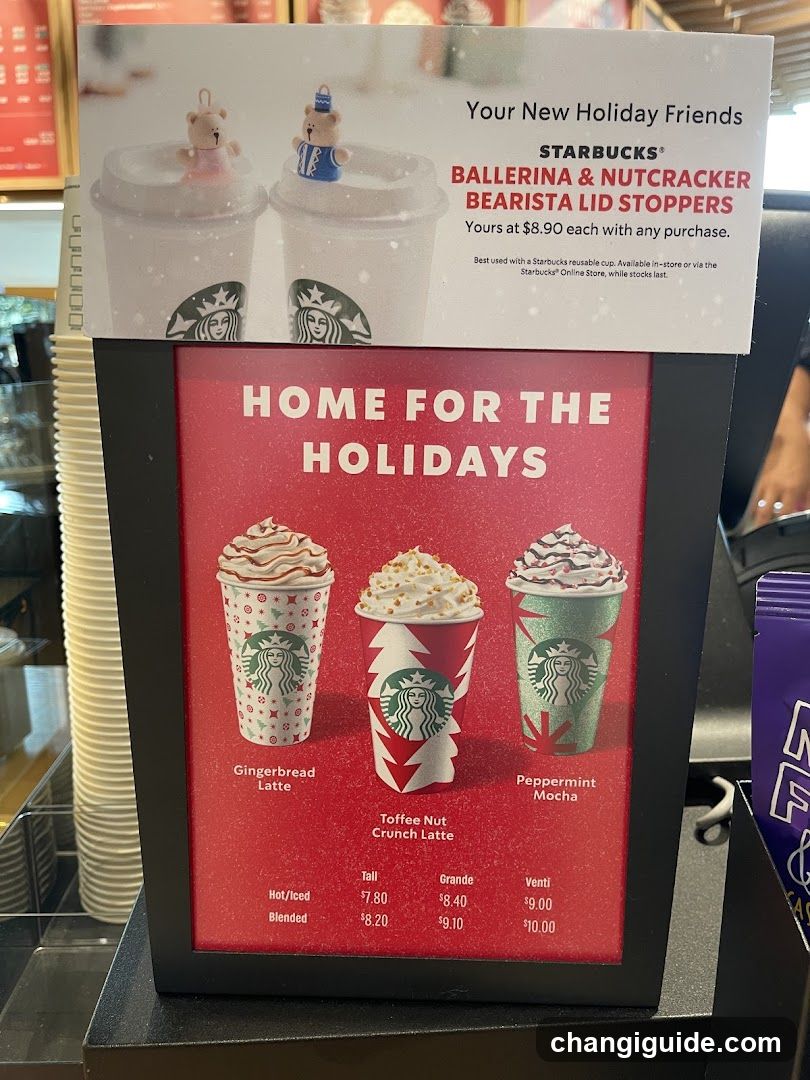 Starbucks Holiday Promotion Display