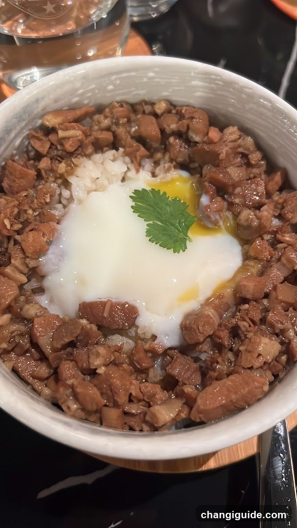 Bowl of Rice with Meat and Egg
