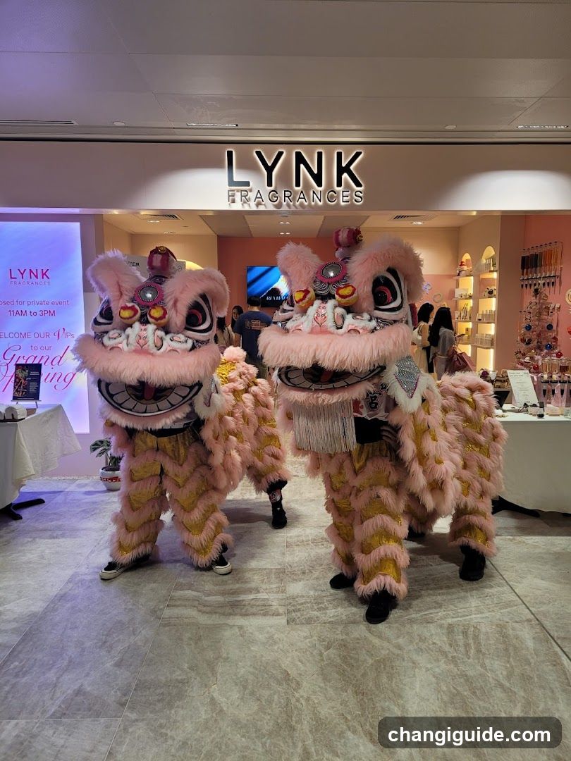 Lynk Fragrances Event with Lion Dancers