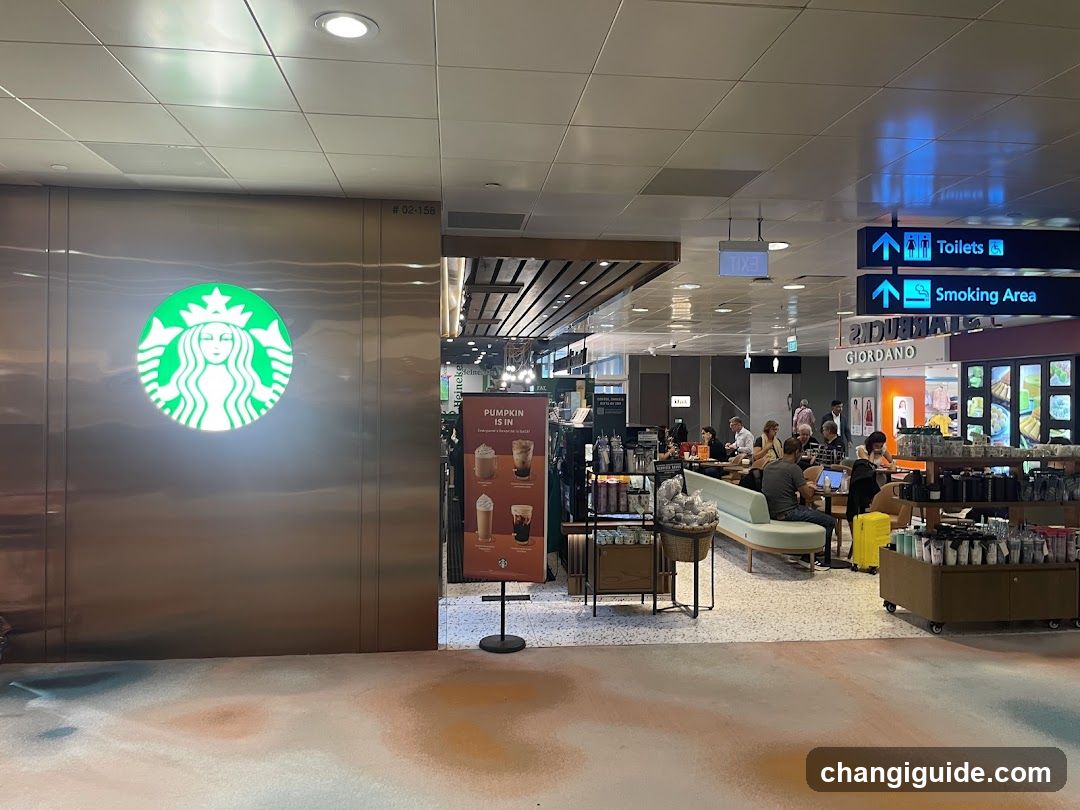 Starbucks and Airport Interior