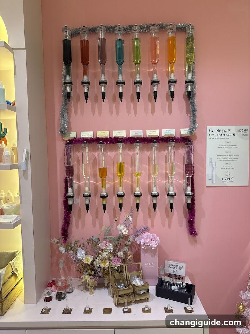 Lynk Perfume Wall Display