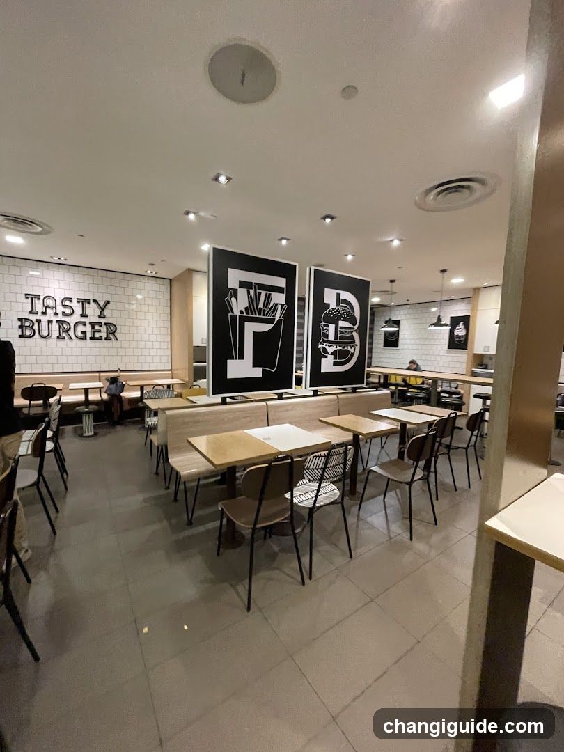 Tasty Burger Interior