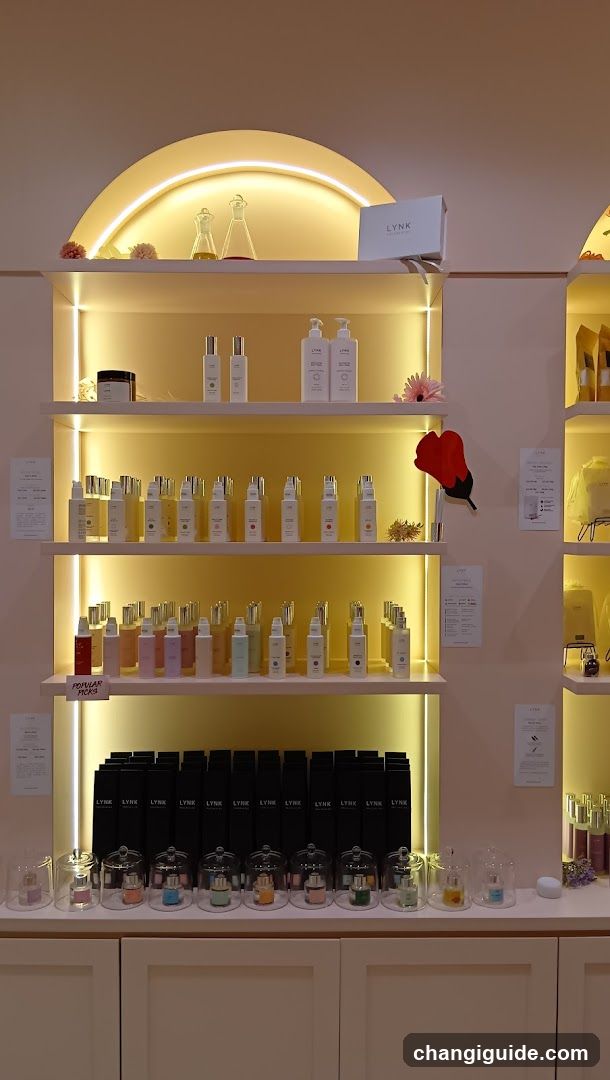 Lynk Beauty Product Display