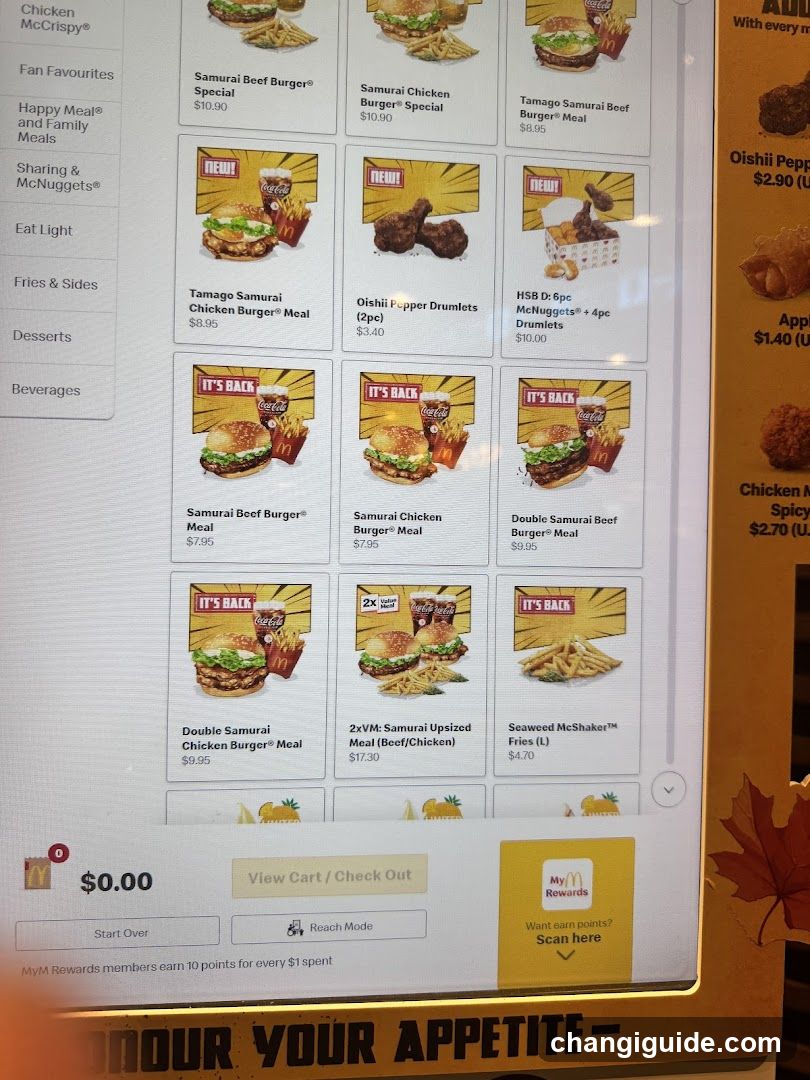 McDonald's Menu Board