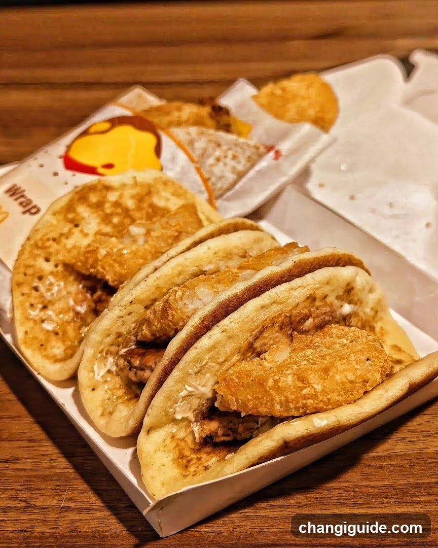 Food Tray with Wraps and Sides