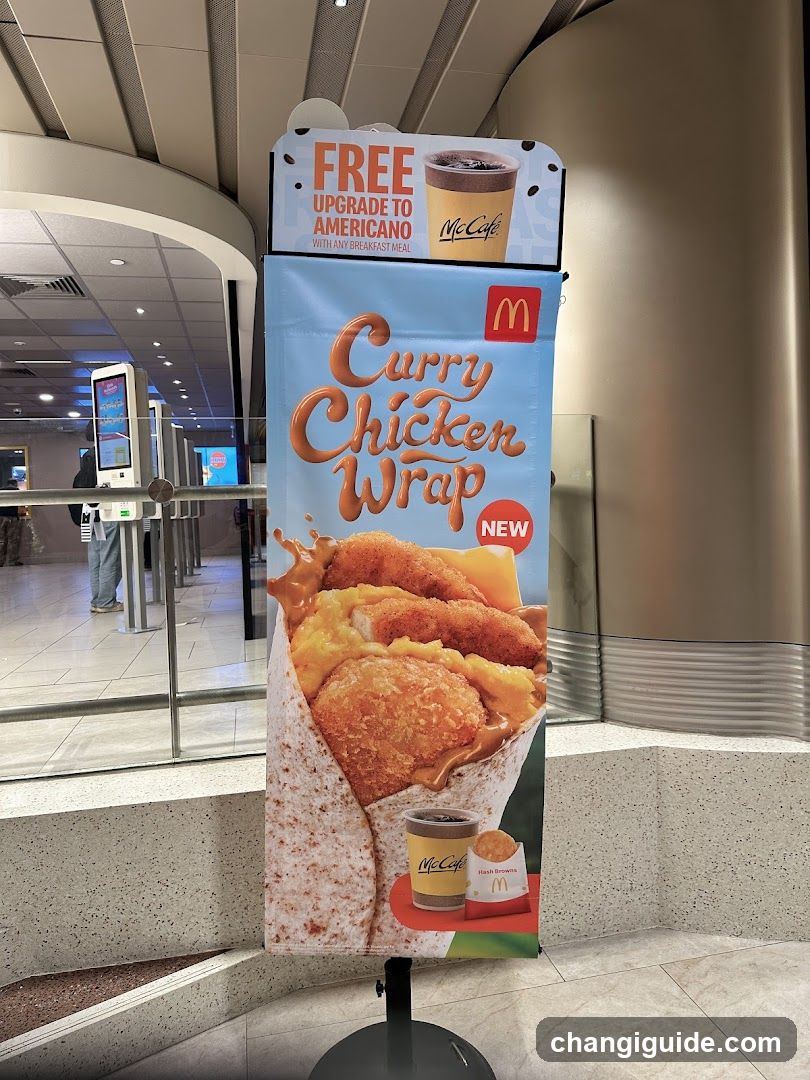 McDonald's Curry Chicken Wrap Ad