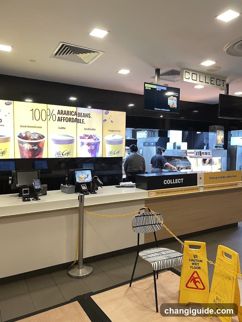 McCafe Counter Interior