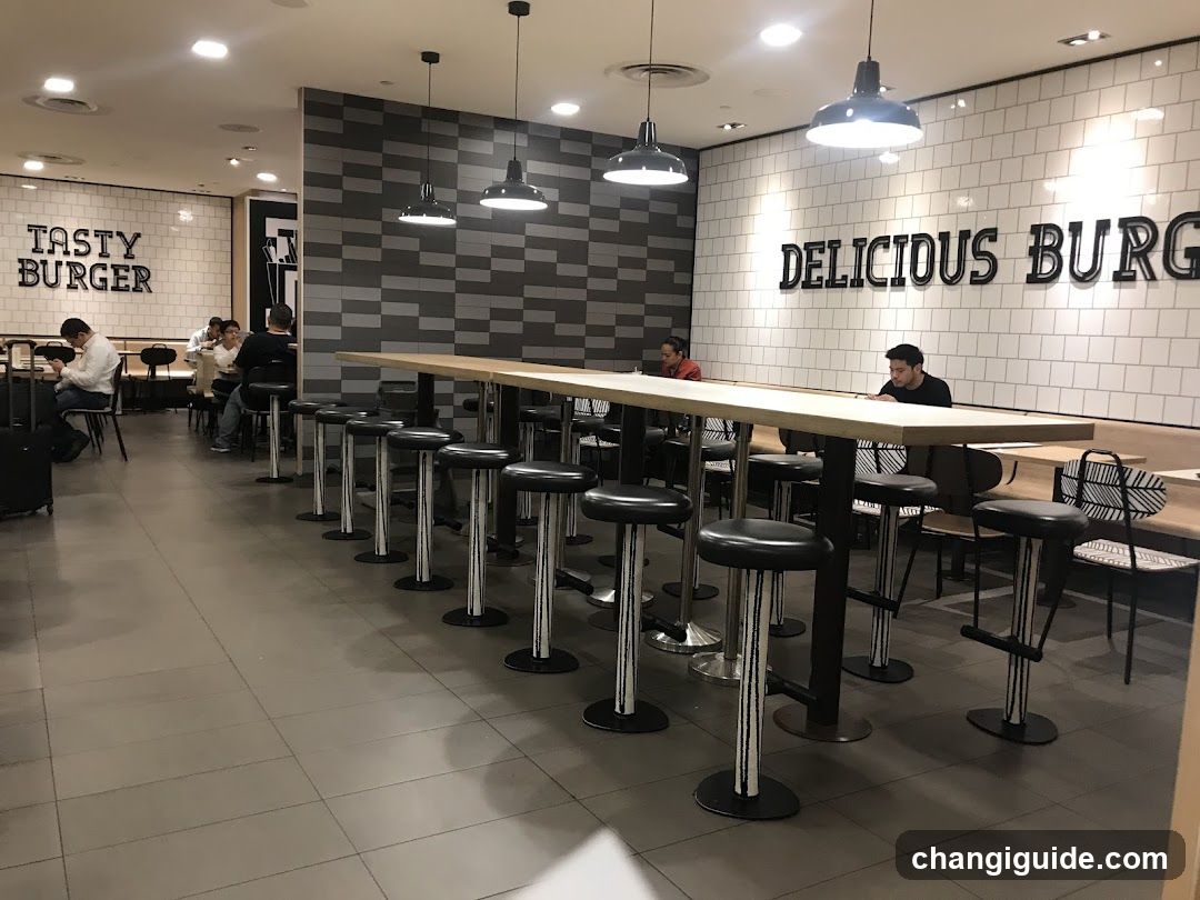 Burger Restaurant Interior