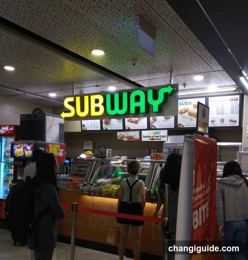Subway Restaurant Interior
