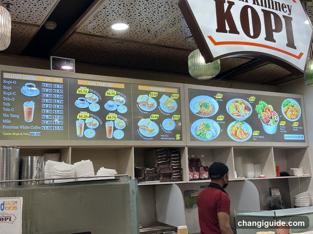 Killiney Kopi Menu Board