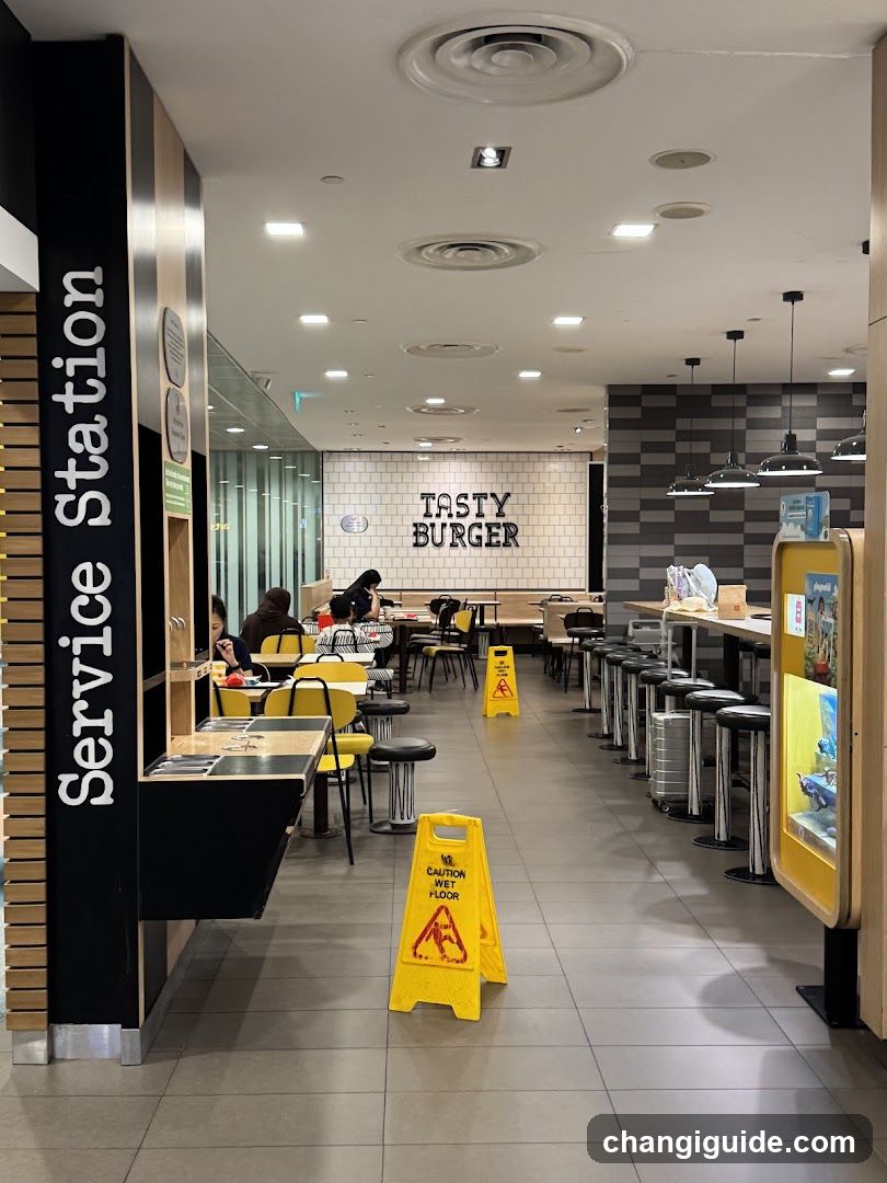 Tasty Burger Interior