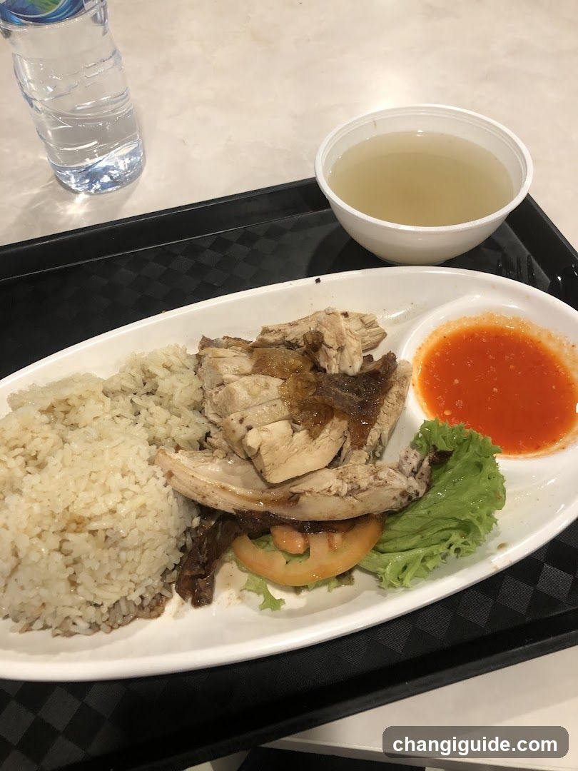 Hainanese Chicken Rice Plate