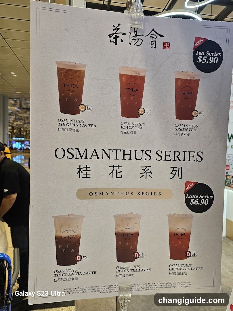 Tea Menu Display