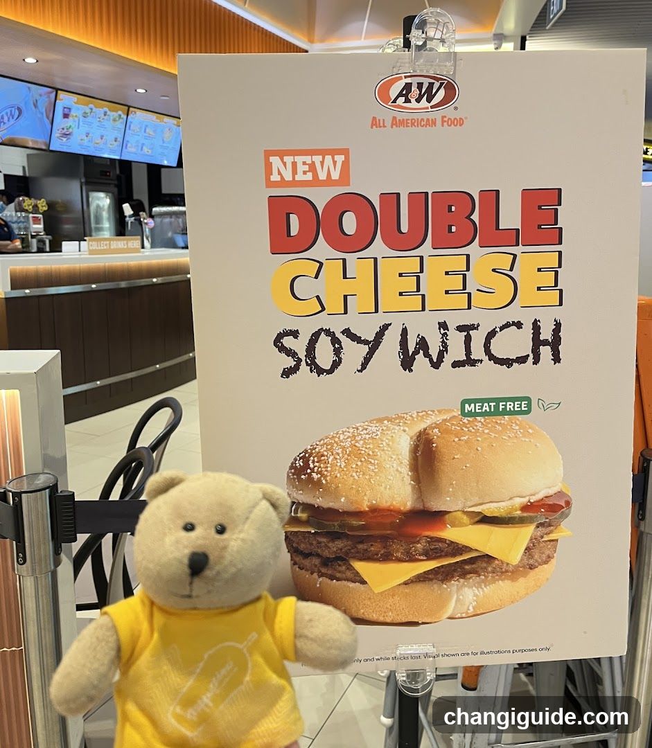 A&W Double Cheese Soywich Ad