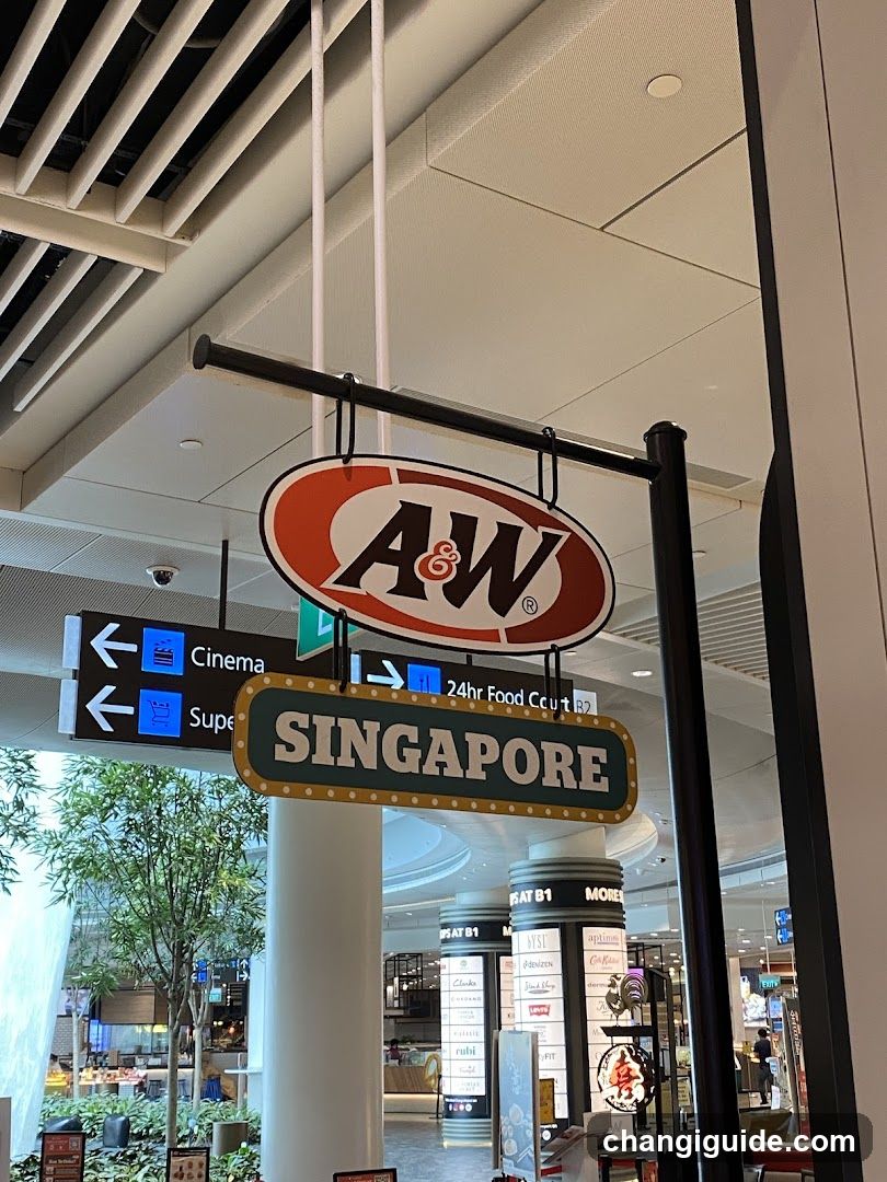 A&W Singapore Signage