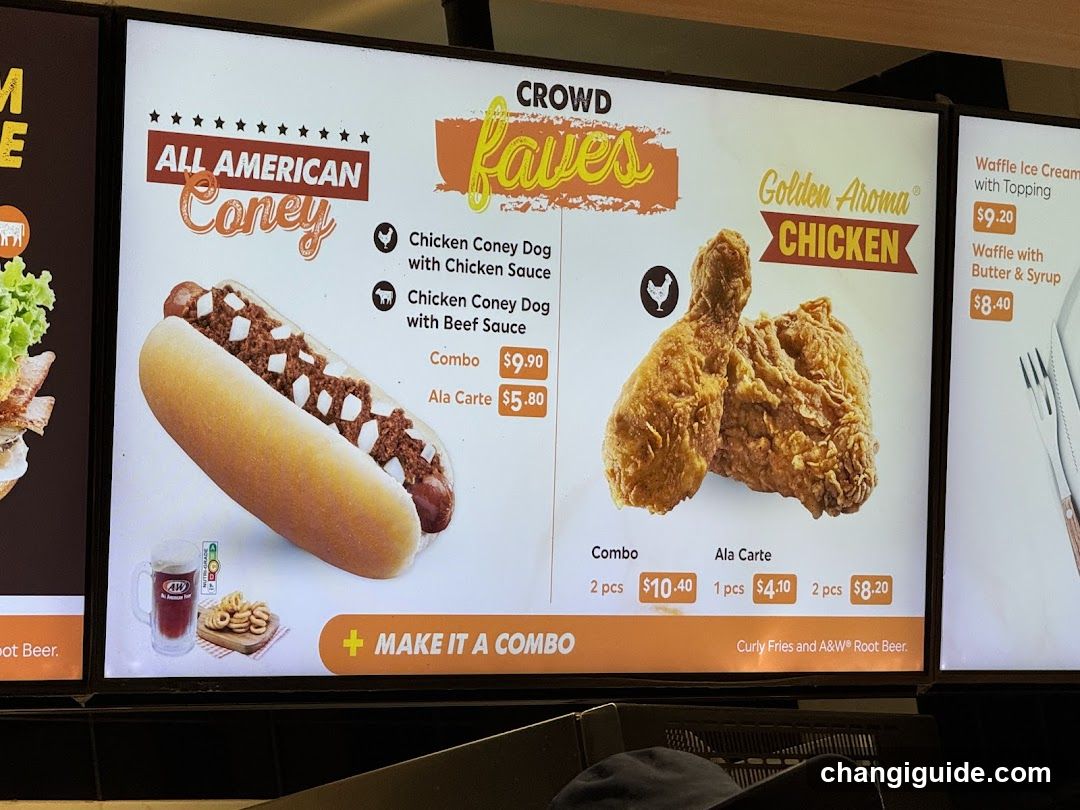 Crowd Faves Menu Board
