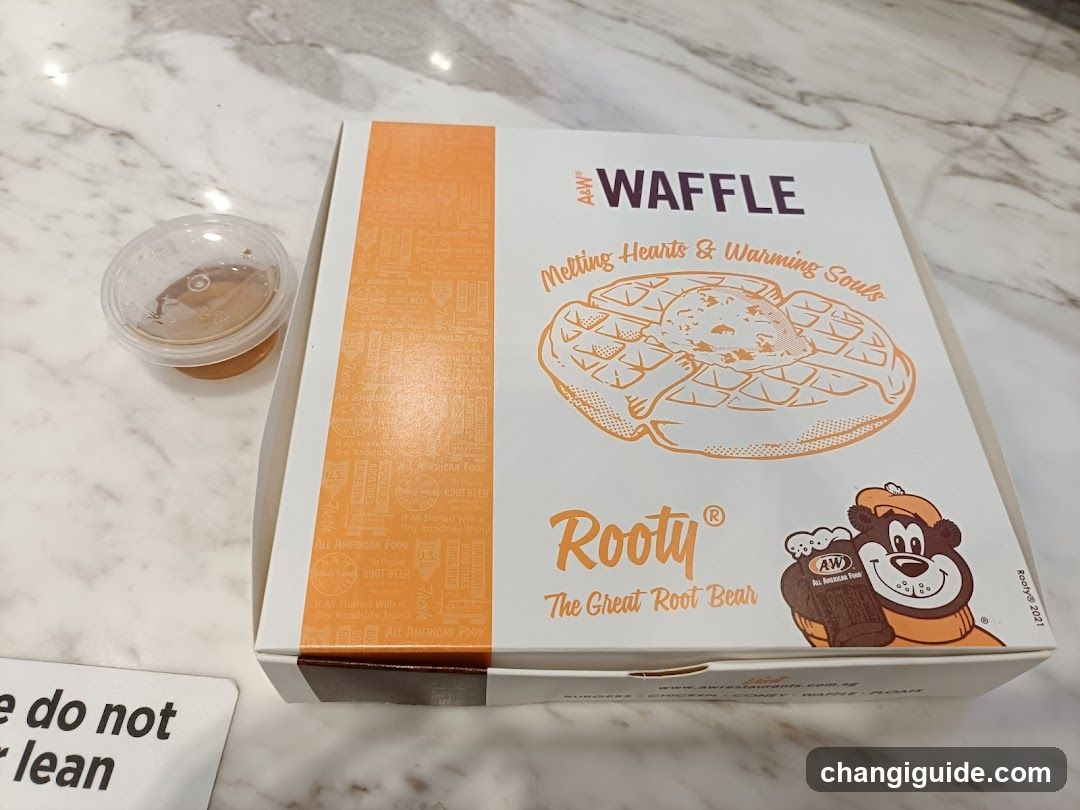 Waffle Box with Rooty Bear