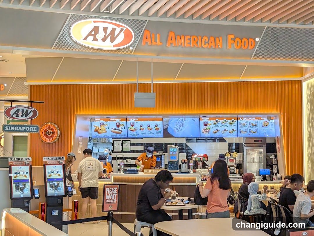A&W Singapore Restaurant Interior