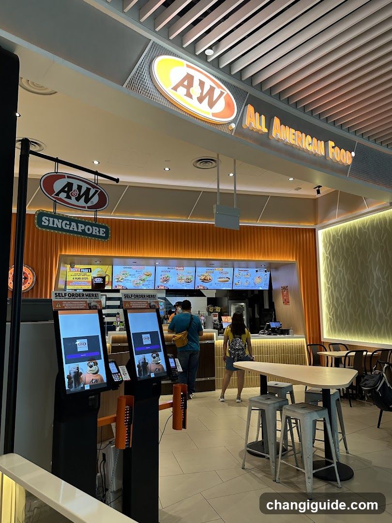 A&W Singapore Interior View