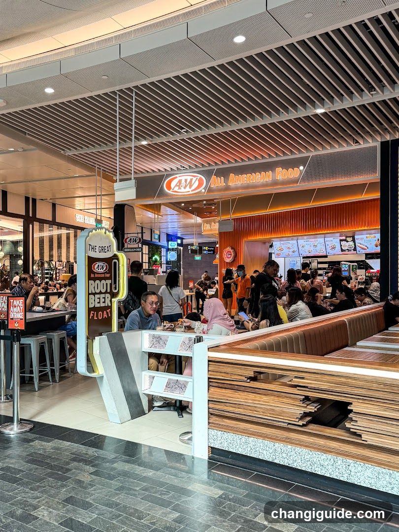 A&W All American Food Interior