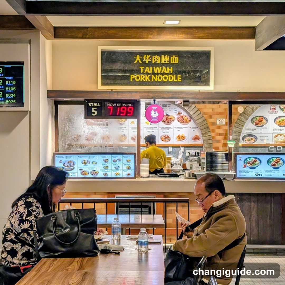 Tai Wah Pork Noodle Stall Interior