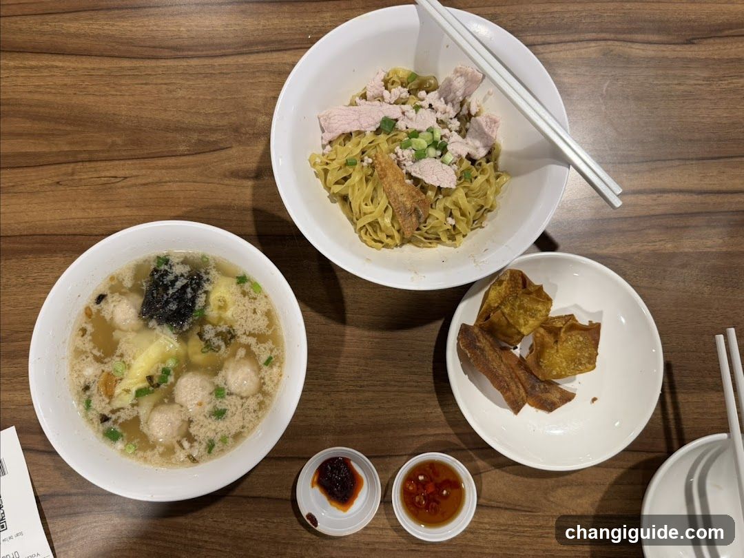 Noodle and Soup Meal
