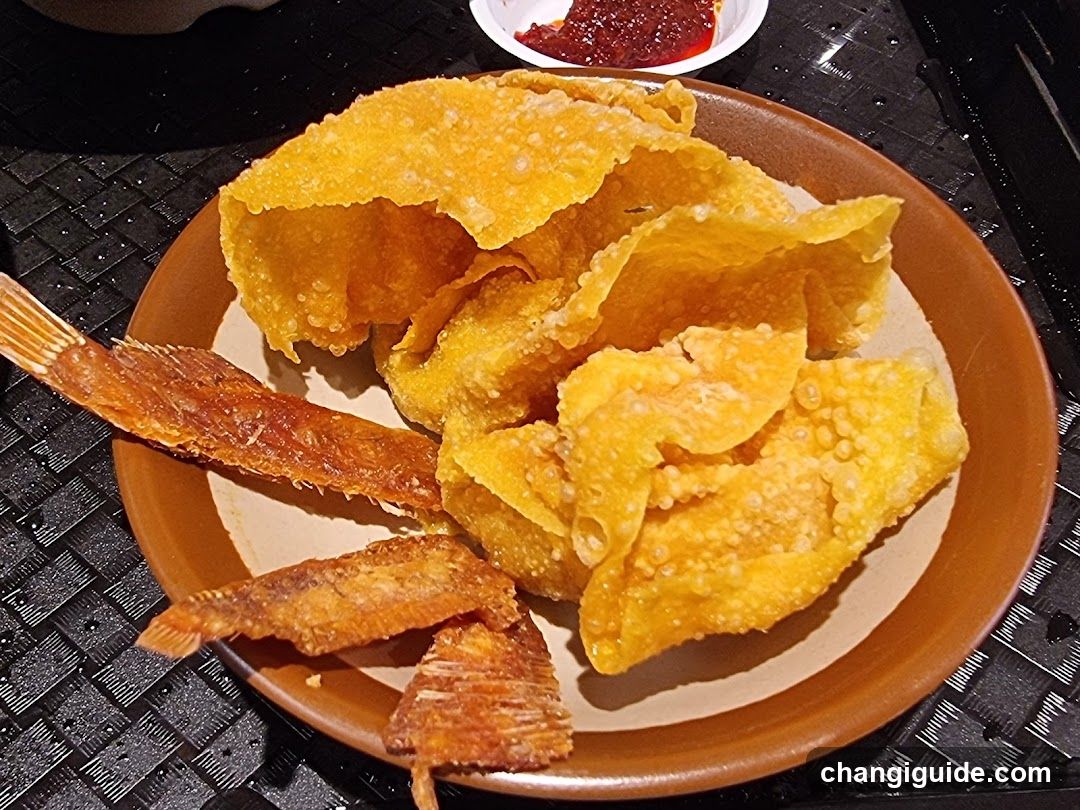 Fried Fish and Chips with Chili Sauce
