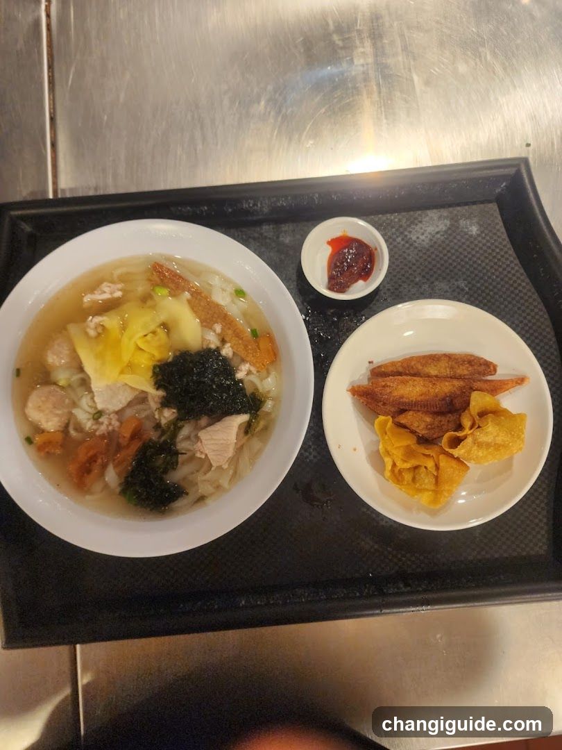 Noodle Bowl with Side Dishes