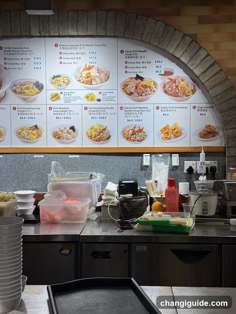 Noodle Shop Interior View