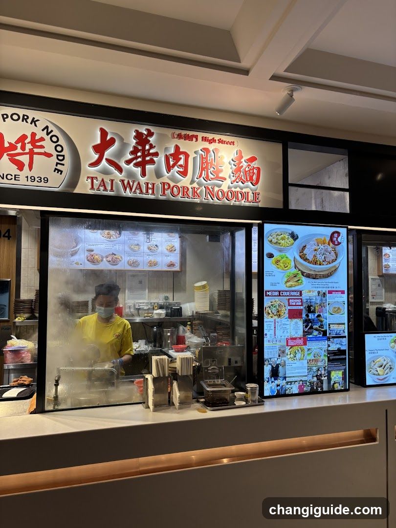 Tai Wah Pork Noodle Shop Interior View