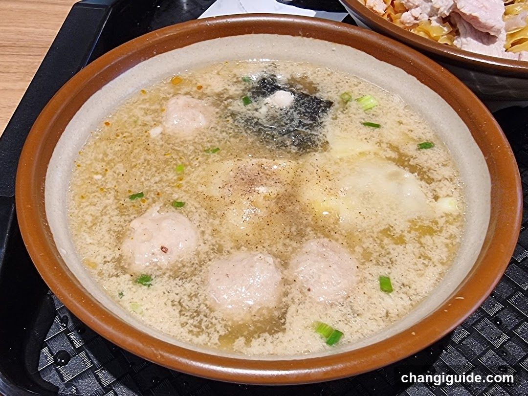 Soup with Meatballs and Greens