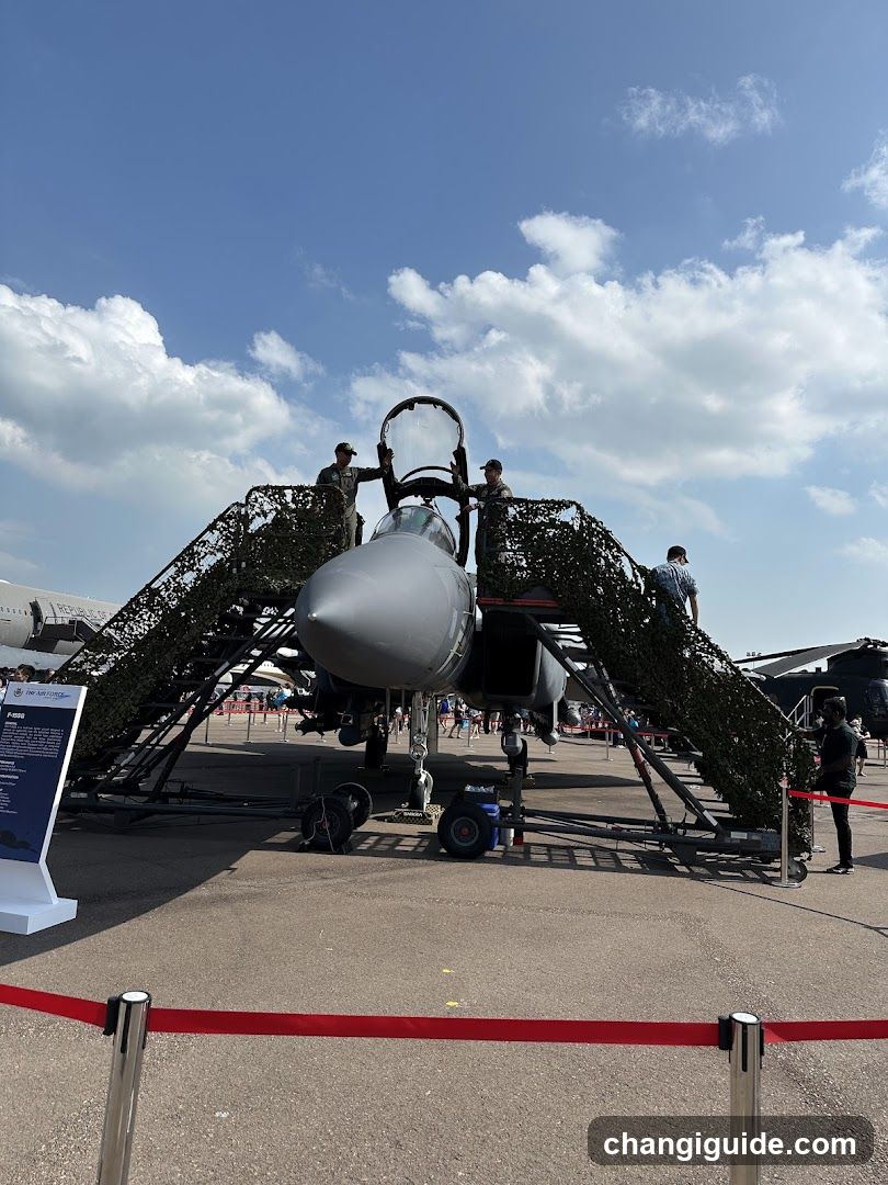 Military Aircraft Display at Air Show