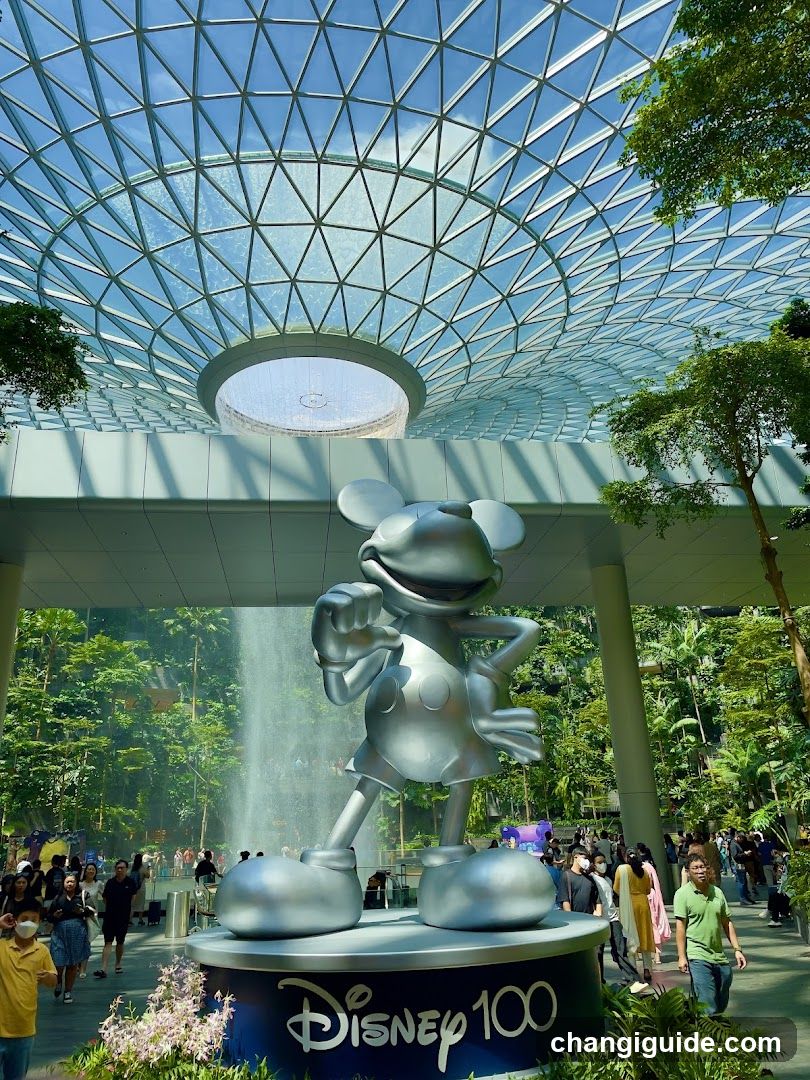 Disney 100 Statue at Jewel Changi