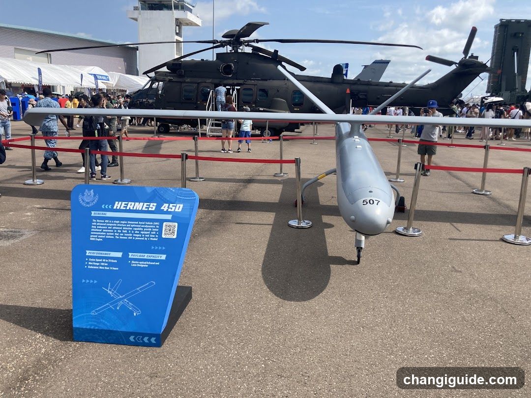 Hermes 450 Drone Display