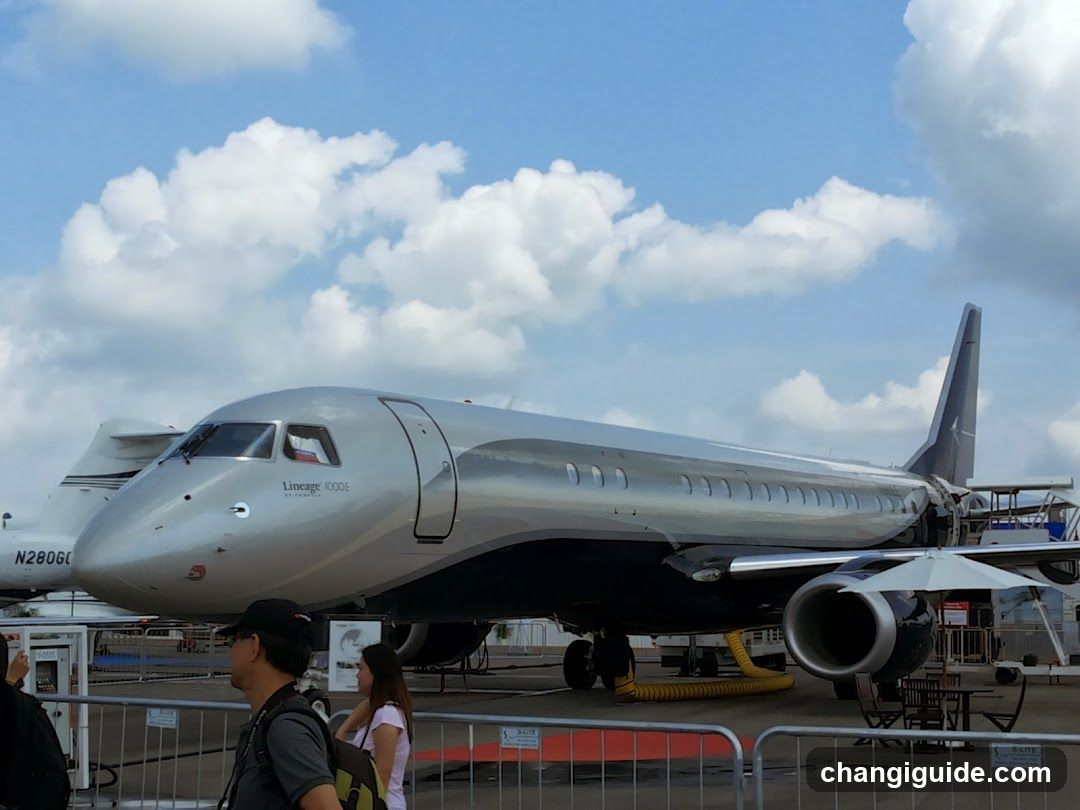 Private Jet Display at Airport