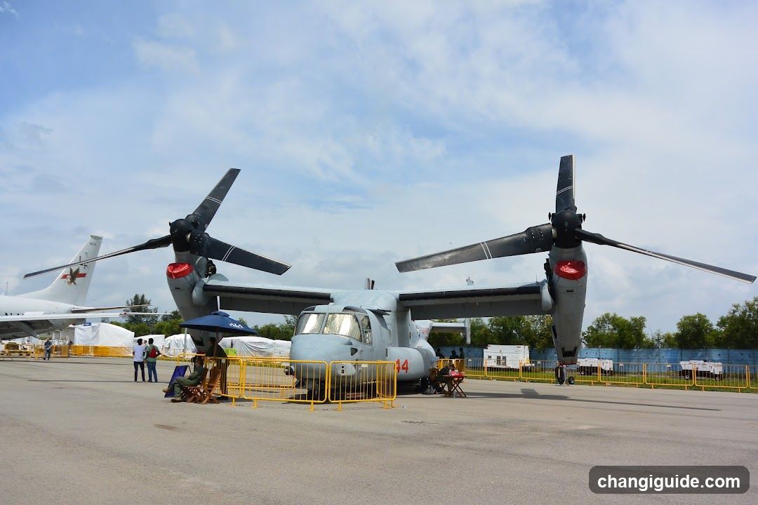 V-22 Osprey at an air show