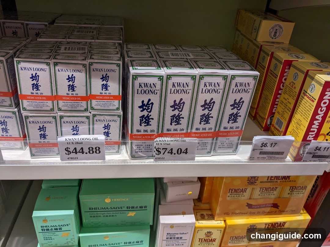 Kwan Loong Medicinal Oil Display