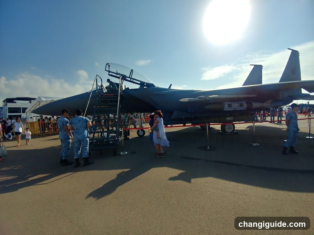 Air Force Jet Display at Air Show