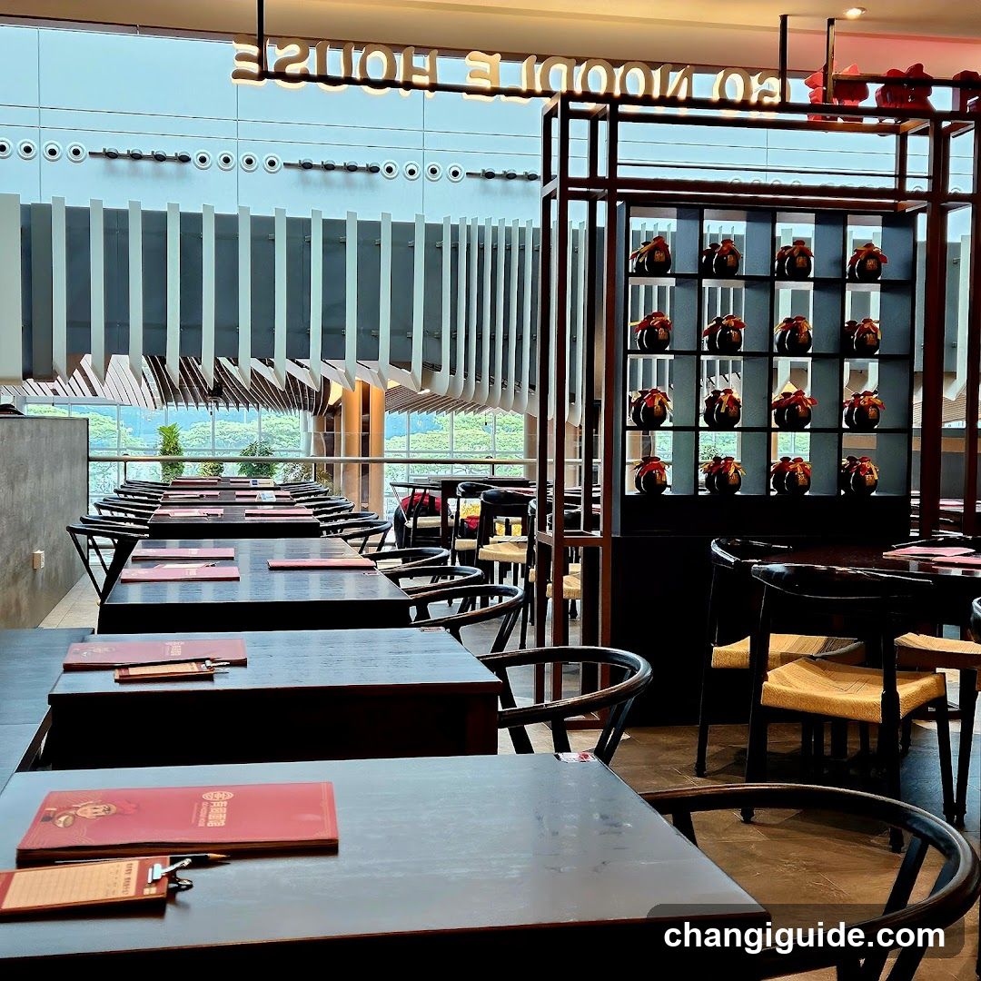 Restaurant Interior with Menu Cards