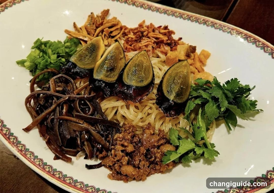 Noodle Dish with Toppings