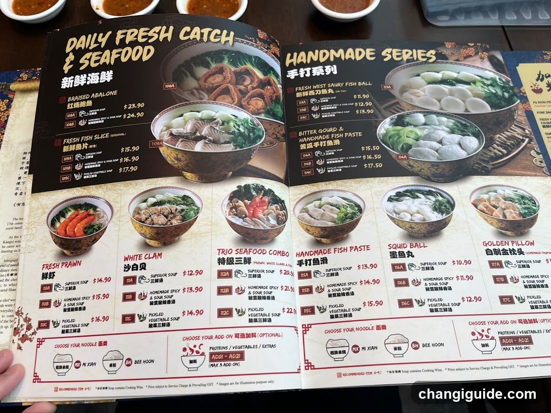 Daily Fresh Catch & Seafood Menu